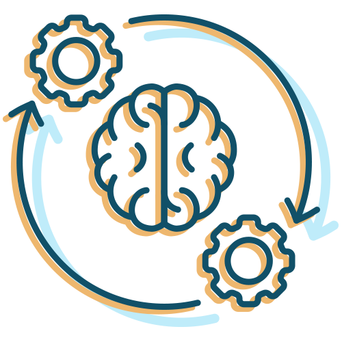 Icon of hands shaking as a visual metaphor of cognitive behavior therapy for addiction recovery modalities.