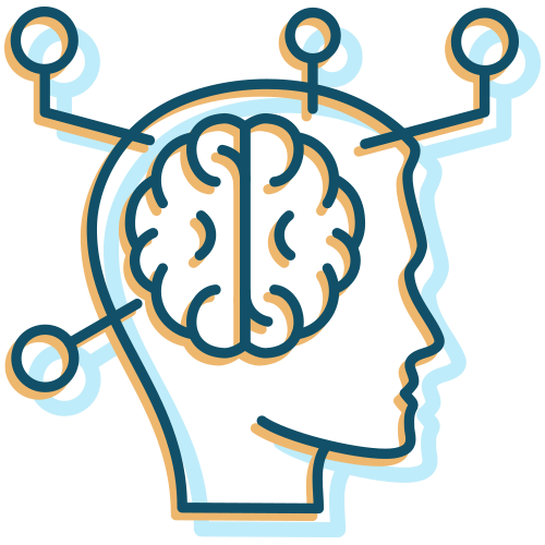 Icon of hands shaking as a visual metaphor of narrative therapy for addiction recovery modalities.